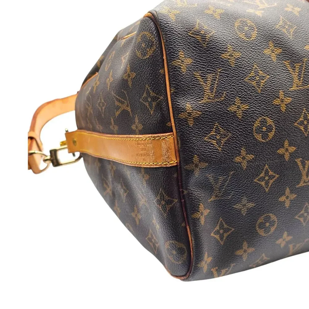 Louis Vuitton Keepall Bandouliere 45 Monogram Canvas Travel Duffle Bag Preowned